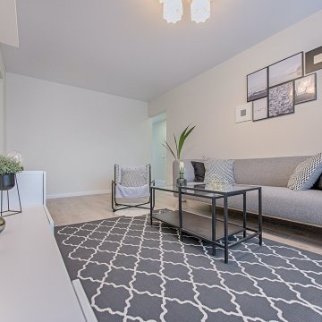 nicely setup living room